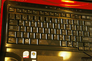 Even worse is the keyboard, which gets full of fingerprints every time it's used.