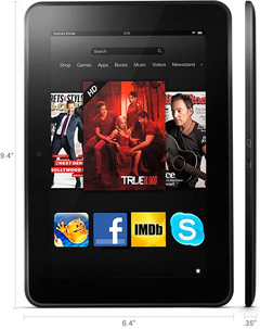 Kindle Fire HD 8.9 tablet dimensions