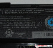 and supplies a capacity of 48 Wh.