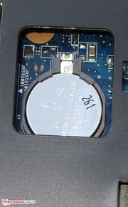 It is possible to access the BIOS battery.