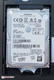 The hard drive can be replaced quickly.