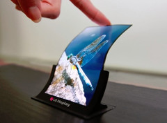 LG Display plastic flexible OLED