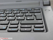 Keyboard: Concave surface for higher accuracy