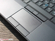 The touchpad is supplemented by a pointer and corresponding keys.