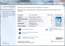 Systeminfo Microsoft Windows 7 Leistungsindex
