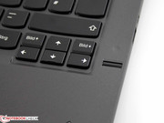 The ThinkPad still ships with a fingerprint sensor.