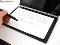 You can simply put a piece of paper on the graphics tablet.