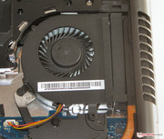 The fan can be taken out for cleaning purposes.