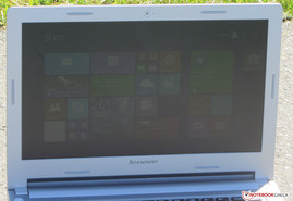 Lenovo M30 outdoor use (shot in bright sunlight).