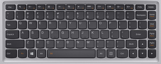 No backlight for the keyboard. (Picture: Lenovo)