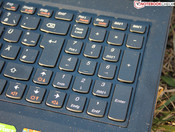 Numeric keypad: standard layout, small keys