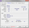 System information: CPU-Z Mainboard