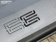 The plain details of the plastic case (loudspeaker opening)