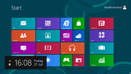 Windows 8 runs smoothly on the G585.