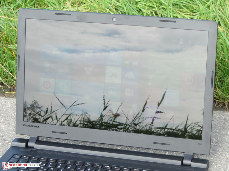 The IdeaPad outdoors