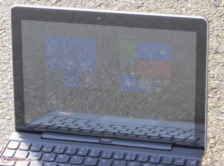 The IdeaPad outdoors