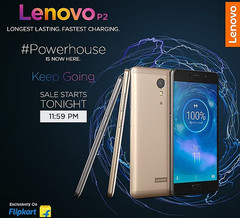 Lenovo P2 Android smartphone with Qualcomm Snapdragon 625 goes on sale in India via Flipkart