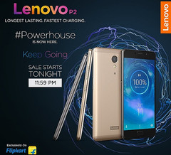 Lenovo P2 launches on Flipkart Lenovo P2 Android smartphone with Qualcomm Snapdragon 625 goes on sale in India via Flipkart