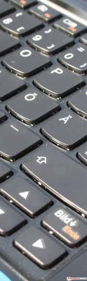 The Lenovo IdeaPad S206's spongy chiclet keys