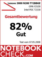 Review Lenovo 3000 N200 (0769BBG/TY2BBGE) Notebook: Grade 'Good'