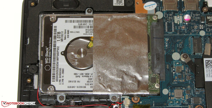 The hard drive is easy to replace.