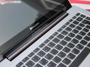 The flat aluminum body does not only contain a keyboard and a touchpad.