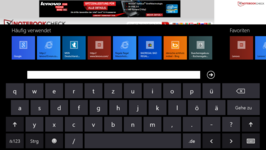 Virtual QWERTZ keyboard in Windows RT
