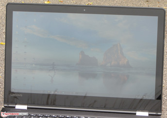 The Yoga 510 outdoors