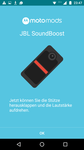 Moto Mods information (speaker)