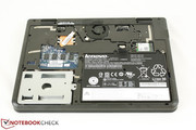 Unlike on many other Chromebooks, the bottom panel is removable for direct access to some system components