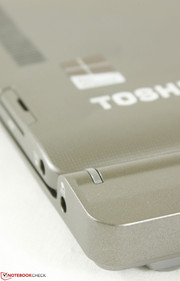A healthy option of ports, especially for a tablet. However, no SIM slot is available