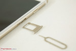 Slot for inserting a nano SIM card