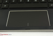 Small touchpad can be uncomfortable for larger fingers