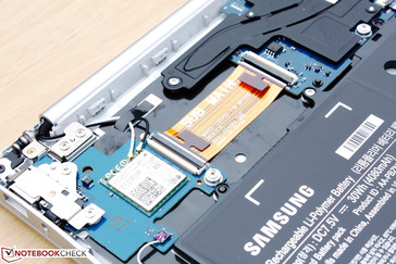 Intel WLAN card is soldered onto the board