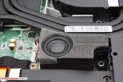 Dedicated subwoofer underneath Dedicated subwoofer underneath