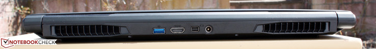 Rear: USB 3.0, HDMI 1.4, Mini-DisplayPort, Power adapterRear: USB 3.0, HDMI 1.4, Mini-DisplayPort, Power adapter