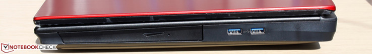 Right: Optical drive, 2x USB 3.0