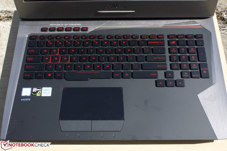 Backlit Keyboard and touchpad remain largely the same