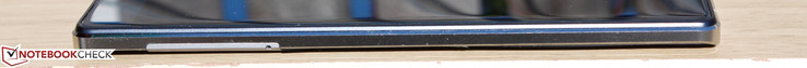 Left: Micro-SIM and MicroSD tray