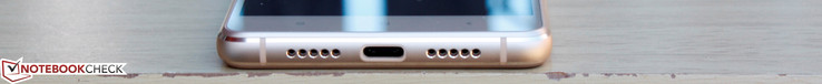 Bottom: USB Type-C port