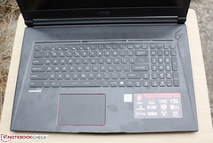 Same SteelSeries keyboard as the GT72