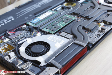 msi phantom pro gs43vr 6re Two heat pipes for the CPU...
