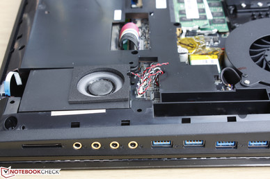 Dedicated subwoofer upfront Dedicated subwoofer upfront