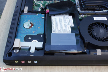 The 2.5-inch drive can be tricky to remove