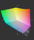 MSI GT60 Workstation vs. sRGB (t)