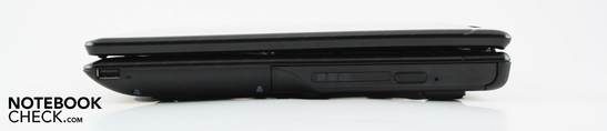Right: USB 2.0, DVD multi-burner