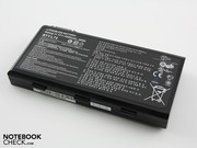 On the bottom of the removable 49 Wh battery