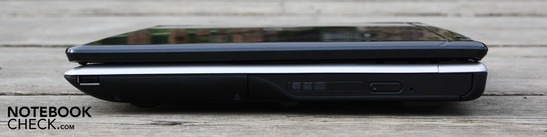 Right: USB 2.0, DVD multi-burner