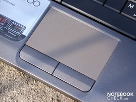 Touchpad with loud keys