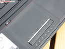 Touchpad with stiff keys